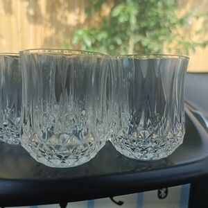 2 Crystal Clear Glass Shotglasses